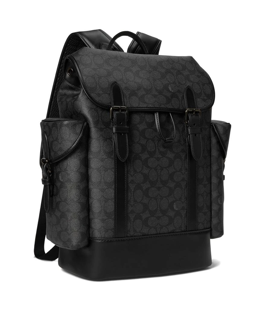 商品Coach|Hitch Backpack In Signature Canvas,价格¥4253,第1张图片
