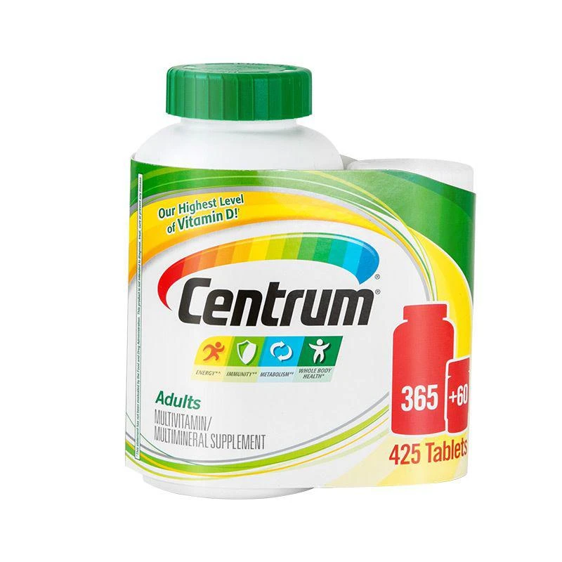 商品Centrum|美国直邮Centrum善存维生素425粒365+60成人复合维生素矿物质,价格¥397,第1张图片