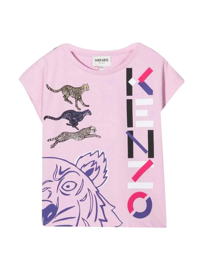 商品Kenzo|Kenzo Kids Pink T-shirt Unisex,价格¥682,第1张图片