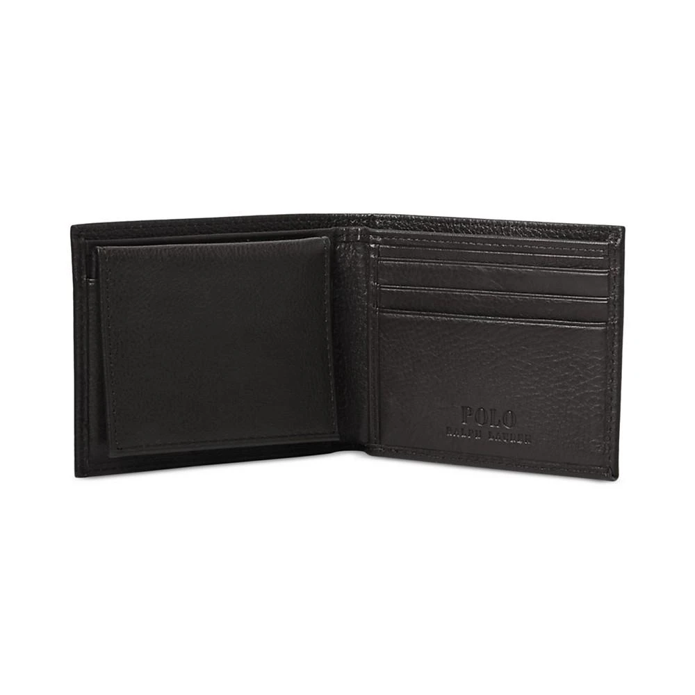 商品Ralph Lauren|Men's Pebbled Leather Passcase,价格¥736,第3张图片详细描述