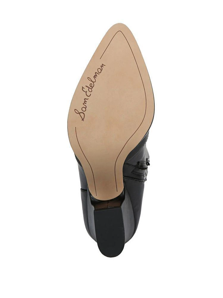 商品Sam Edelman|Natasha Leather Knee Length Heeled Boots,价格¥510,第4张图片详细描述