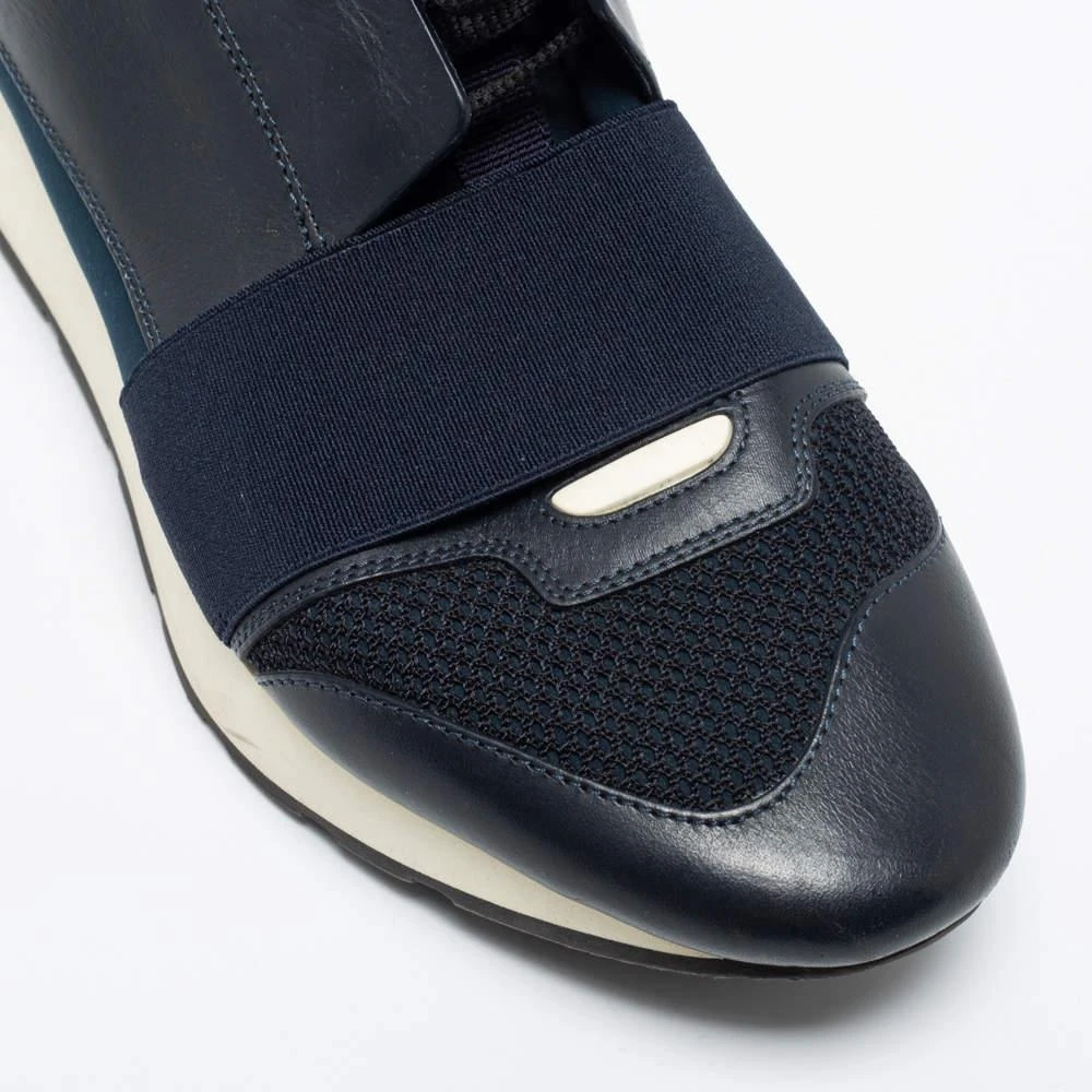 Balenciaga Multicolor Mesh And Leather Race Runner Low Top Sneakers Size 40 商品