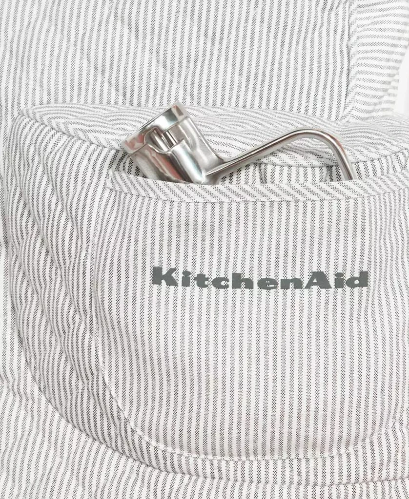 商品KitchenAid|Fitted Tilt-Head Ticking Stripe Stand Mixer Cover with Storage Pocket Quilted, 14.37" x 18" x 10",价格¥621,第2张图片详细描述