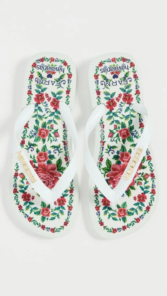商品Havaianas|Havaianas x Farm Rio Flower Tapestry Flip Flops,价格¥287,第1张图片