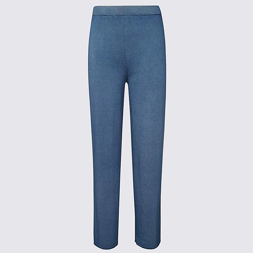 商品MAJESTIC FILATURES|MAJESTIC FILATURES BLUE CASHMERE PANTS,价格¥1694,第1张图片