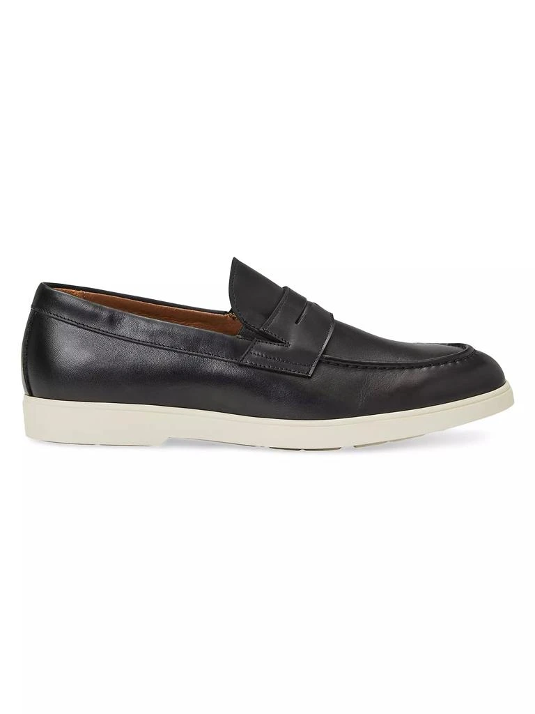 商品Bruno Magli|Ettore Leather Penny Loafers,价格¥2213,第1张图片