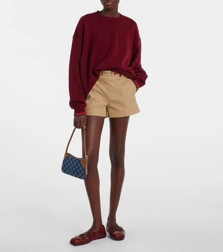 商品Gucci|GG Emblem Mini denim shoulder bag,价格¥10622,第5张图片详细描述
