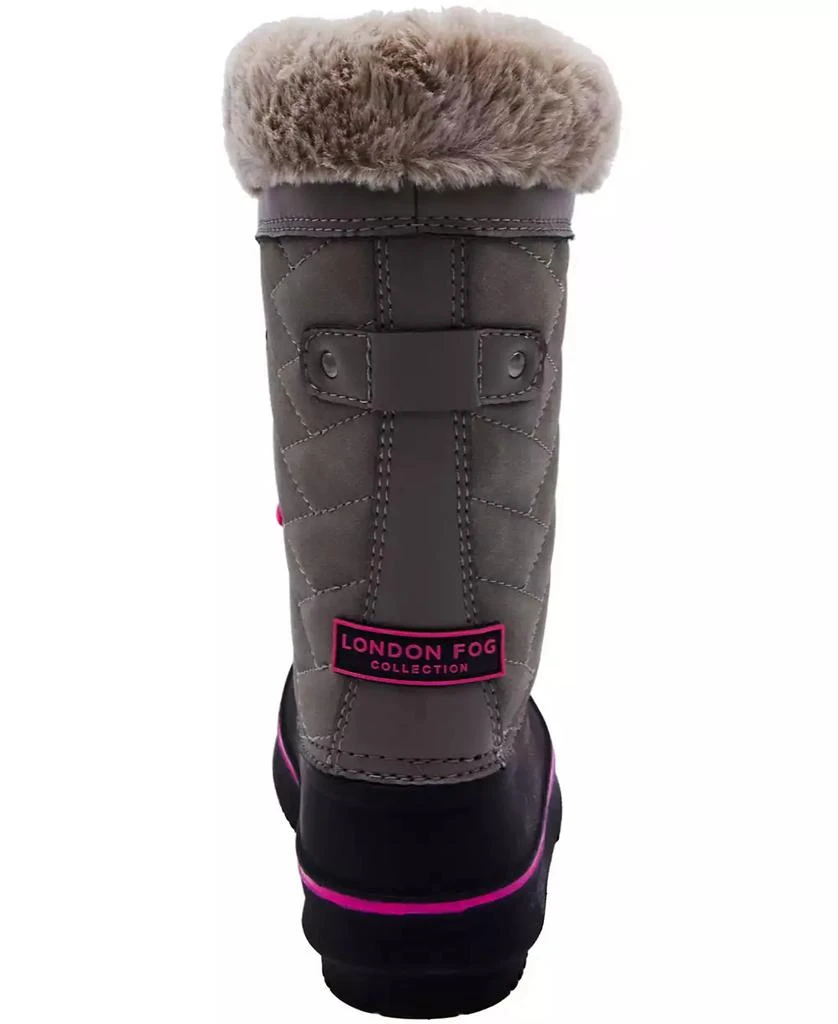 商品London Fog|Big Girls Beckenham Cold Weather Lace Up Boots,价格¥269,第3张图片详细描述