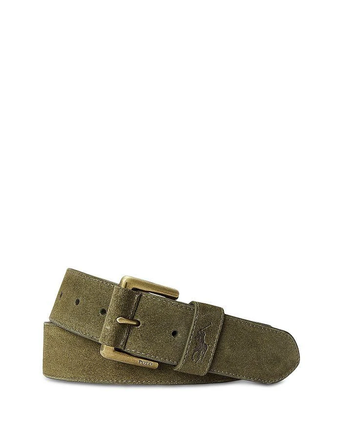 商品Ralph Lauren|Men's Suede Roller Buckle Belt,价格¥675,第1张图片