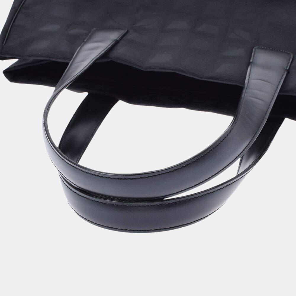 商品[二手商品] Chanel|Chanel Black New Travel Line Tote MM Bag,价格¥6211,第6张图片详细描述
