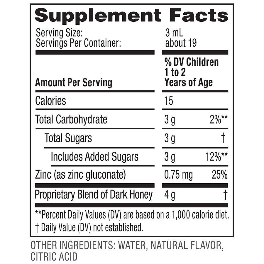 商品ZarBee's Naturals|Baby Cough Syrup + Immune Support Grape,价格¥90,第4张图片详细描述