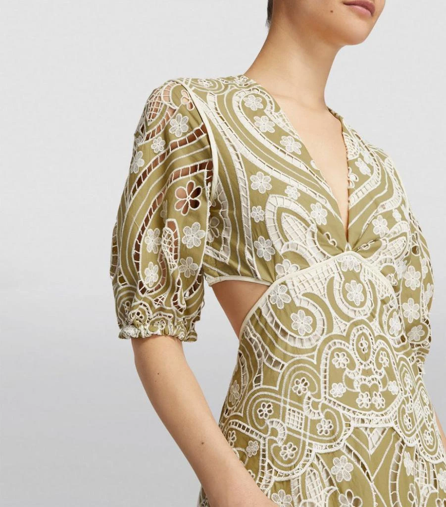 Lace Cut-Out Midi Dress 商品