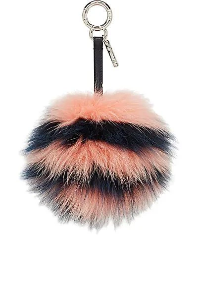 商品Fendi|Fur-Pom-Pom Bag Charm,价格¥4838,第1张图片