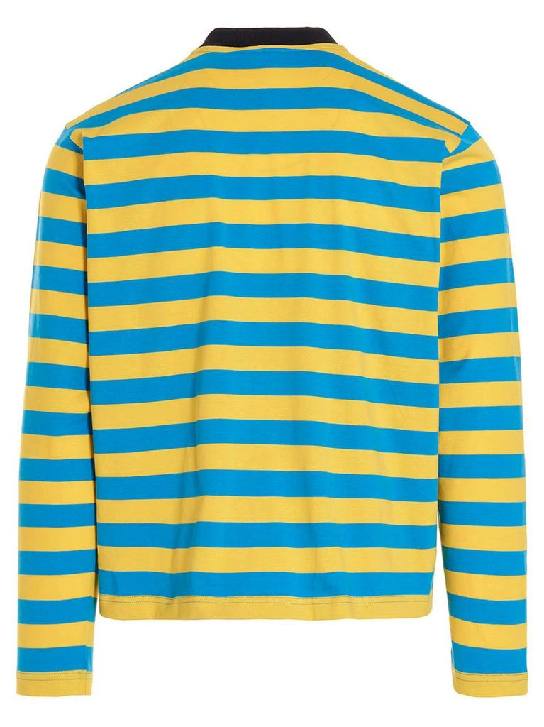 商品SUNNEI|Sunnei Logo Embroidered Striped Crewneck T-Shirt,价格¥867,第2张图片详细描述