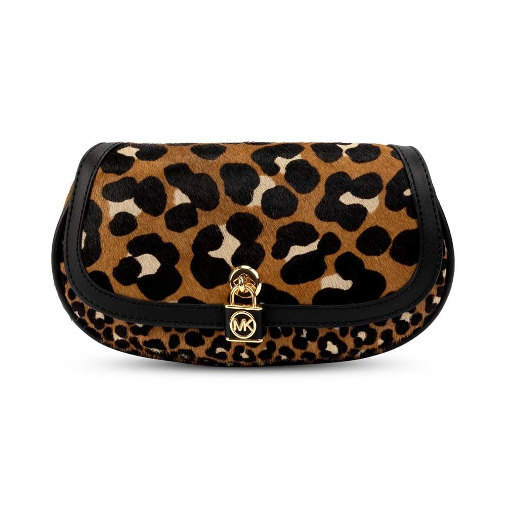 商品Michael Kors|Women's Leopard-Print Haircalf Belt Bag,价格¥332,第1张图片