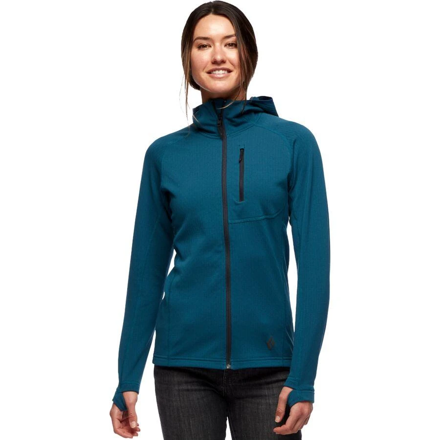 商品Black Diamond|Coefficient Fleece Hooded Jacket - Women's,价格¥595,第1张图片