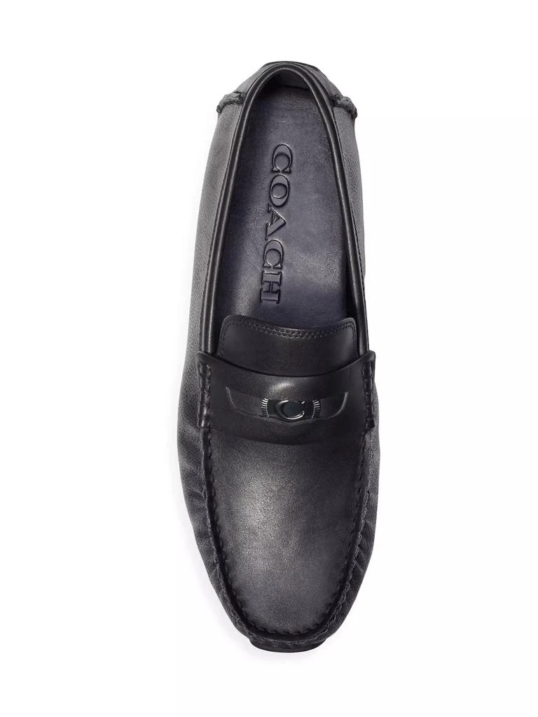 商品Coach|Coin Signature Driving Loafers,价格¥885,第3张图片详细描述