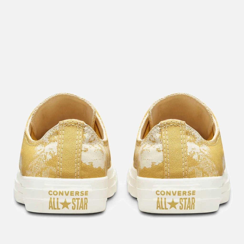 商品Converse|CONVERSE WOMEN'S CHUCK TAYLOR ALL STAR HYBRID FLORAL OX TRAINERS - SATURN GOLD/EGRET/SATURN GOLD,价格¥285,第5张图片详细描述