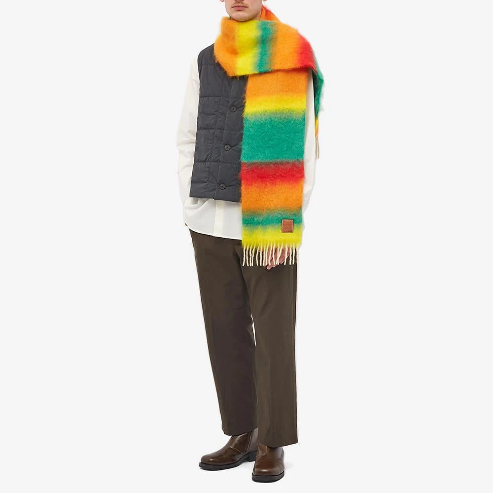 商品Loewe|Loewe Mohair Stripe Scarf,价格¥1194,第3张图片详细描述