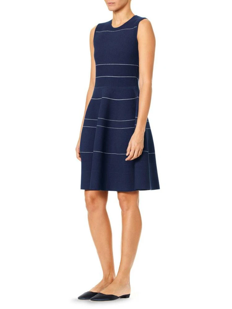 商品Carolina Herrera|Stripe Knit Fit-and-Flare Dress,价格¥4495,第1张图片