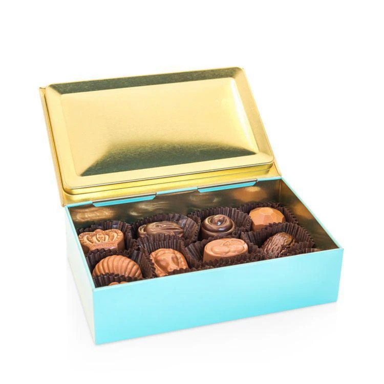 商品Louis Sherry|Nile Blue Chocolate Truffle Box, 12 Piece,价格¥262,第2张图片详细描述