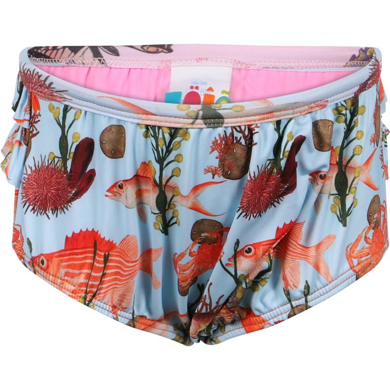 Sea world bikini bottom in blue商品第1张图片规格展示