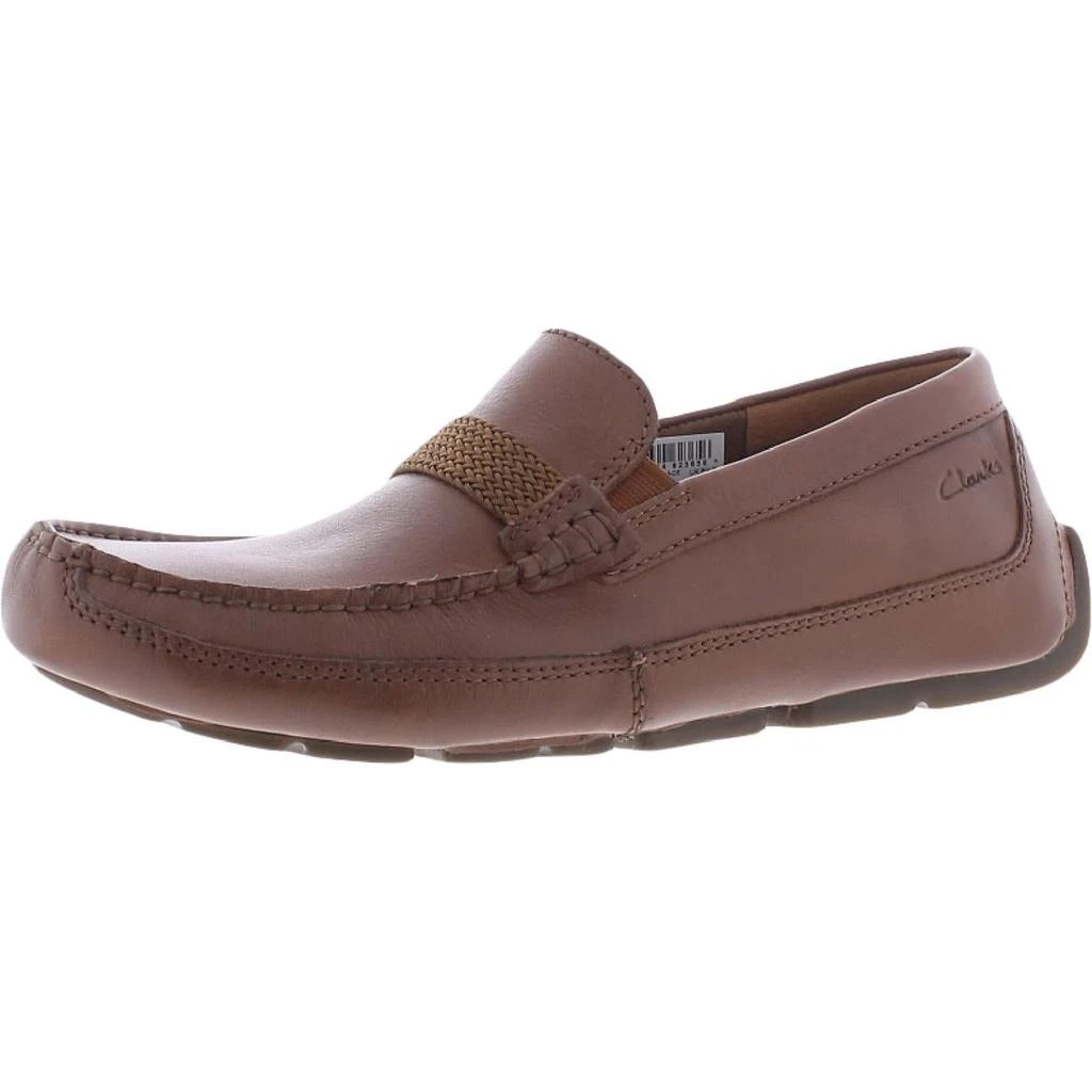 商品Clarks|Clarks Mens Markman Brace Leather Comfort Loafers,价格¥350,第1张图片