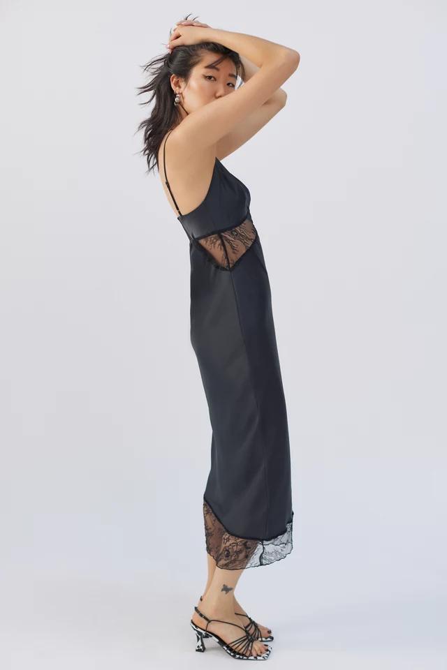 UO Rose Satin Slip Dress商品第4张图片规格展示