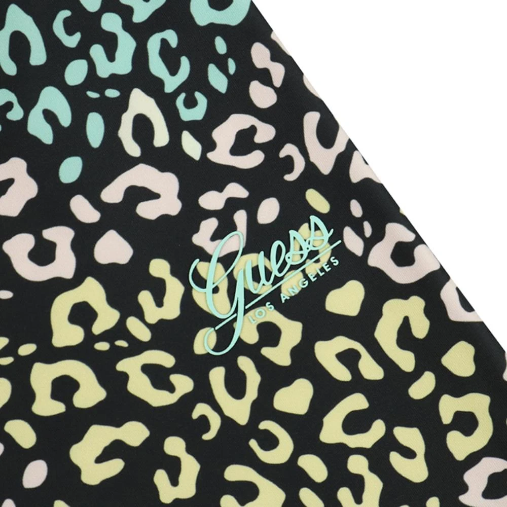 商品GUESS|Black Leopard Print Lycra Leggings,价格¥103,第2张图片详细描述