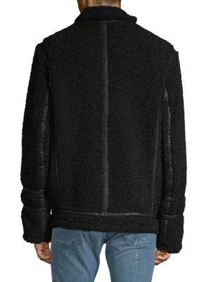 商品Karl Lagerfeld Paris|Full-Zip Faux Shearling Jacket,价格¥563,第3张图片详细描述