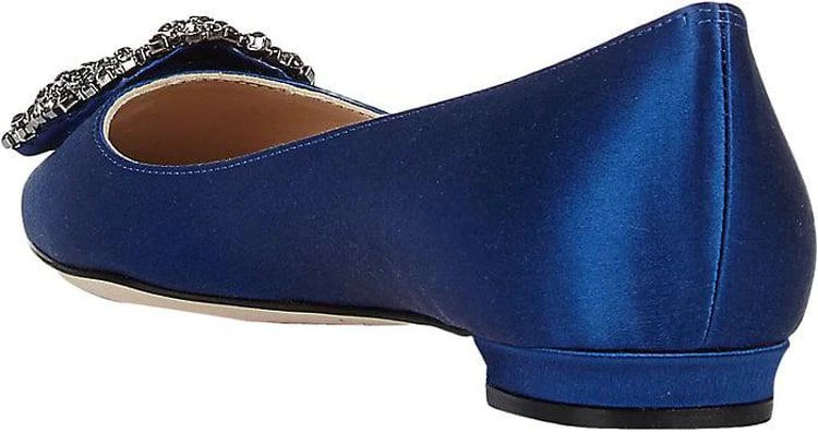 商品Manolo Blahnik|Hangisi Flats 平底鞋,价格¥7101,第3张图片详细描述