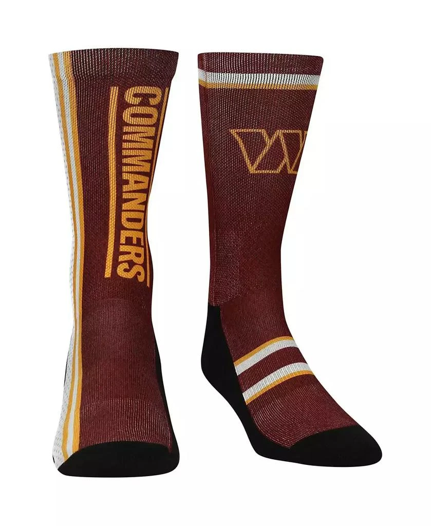 商品Rock 'Em|Youth Boys and Girls Socks Burgundy Washington Commanders Classic Uniform Crew Socks,价格¥135,第1张图片