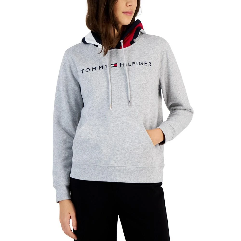 商品Tommy Hilfiger|Women's Logo Colorblocked Pullover Hoodie,价格¥297,第1张图片