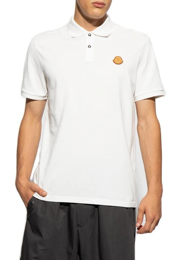 商品Moncler|Moncler Logo Patch Short-Sleeved Polo Shirt,价格¥2410,第2张图片详细描述