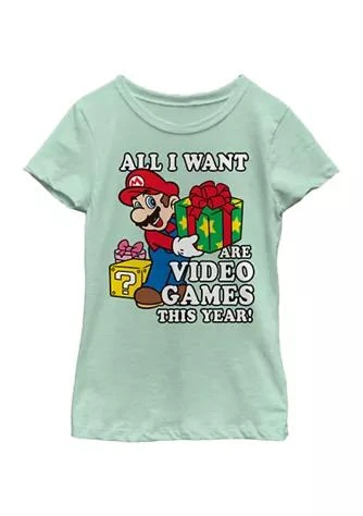 商品Nintendo|Girls 4-6x Give Video Games Top,价格¥140,第1张图片