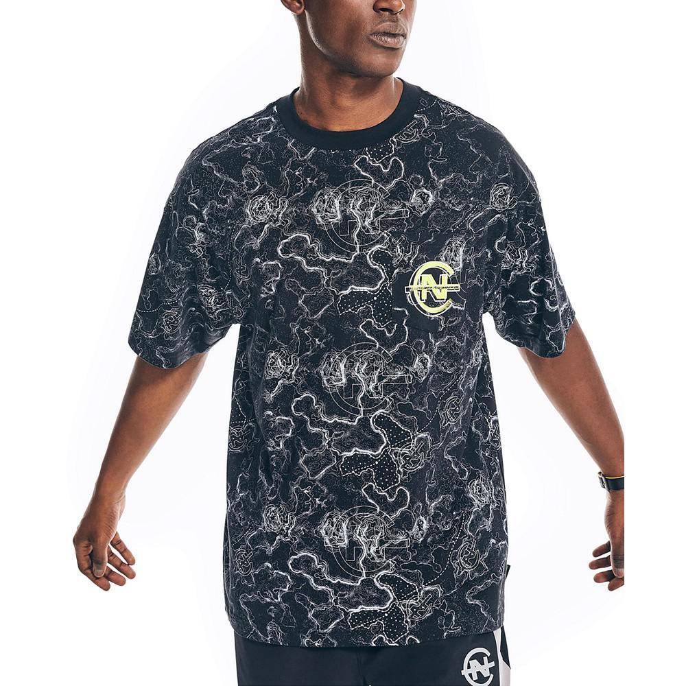 商品Nautica|Men's Competition Sustainably Crafted Printed Pocket T-Shirt,价格¥283,第1张图片
