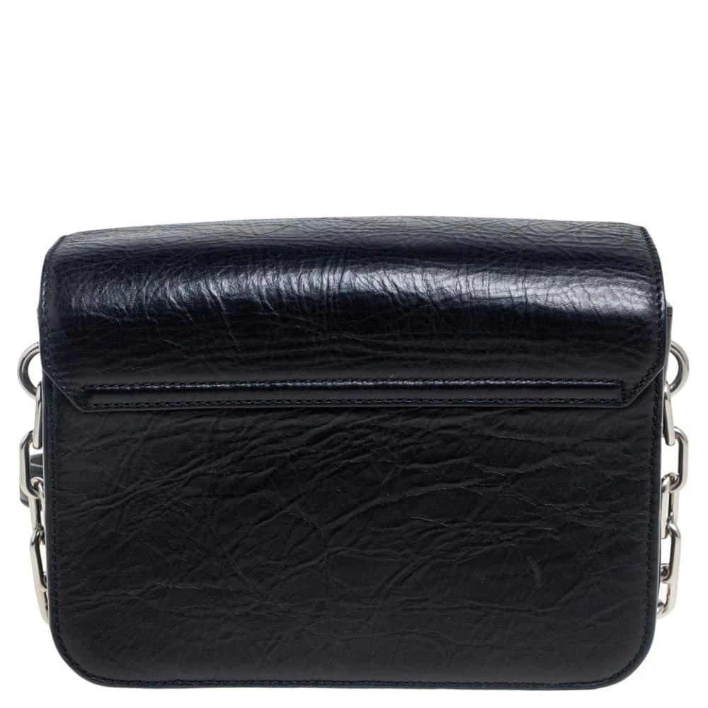 商品[二手商品] Alexander Wang|Alexander Wang Black Crinkled Leather Small Prisma Shoulder Bag,价格¥1934,第4张图片详细描述