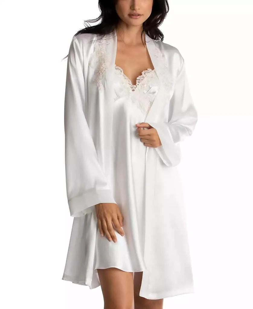 Sonya Embellished Satin Bridal Wrap Robe 商品