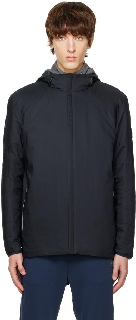 Navy Hooded Jacket商品第1张图片规格展示