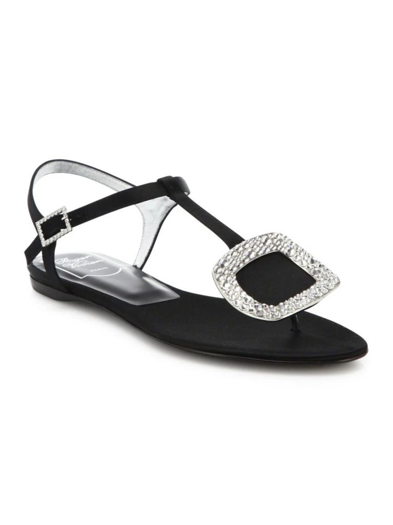 商品Roger Vivier|水晶钻扣 平底凉鞋,价格¥6123,第2张图片详细描述