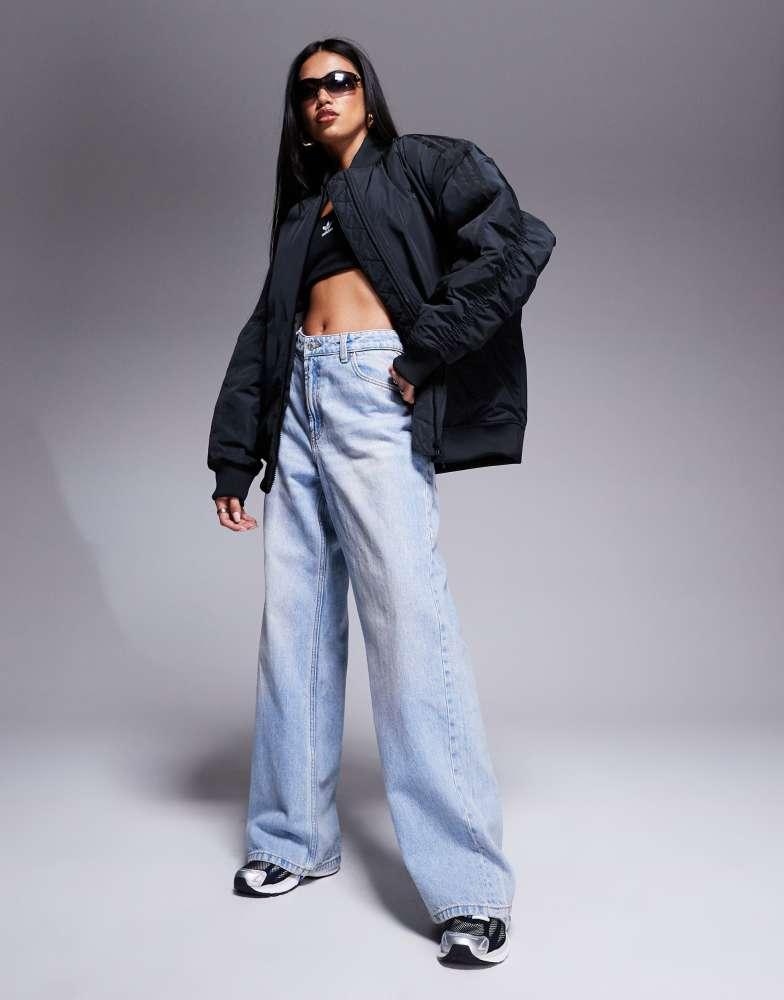 【美品】adidas BOMBER JACKET BLACK 仲里依紗 美品】adidas BOMBER JACKET BLACK 仲里依紗 - メルカリ