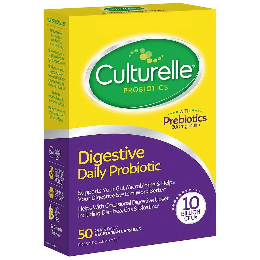 商品Culturelle|成人LGG益生菌肠胃调理强效胶囊 50粒,价格¥334,第3张图片详细描述