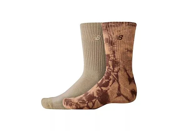 商品New Balance|Lifestyle Tie Dye Midcalf Socks 2 Pack,价格¥124,第1张图片