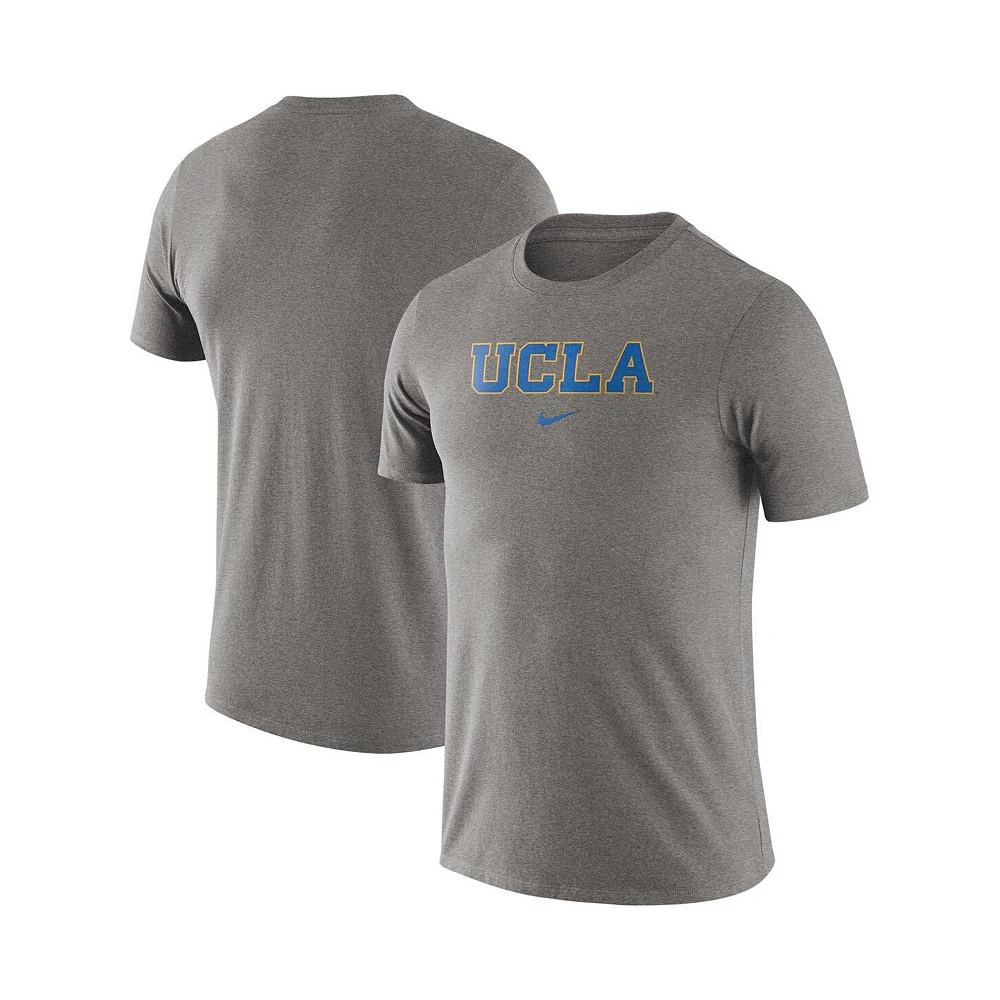 商品NIKE|Men's Heathered Gray UCLA Bruins Essential Wordmark T-shirt,价格¥225,第1张图片