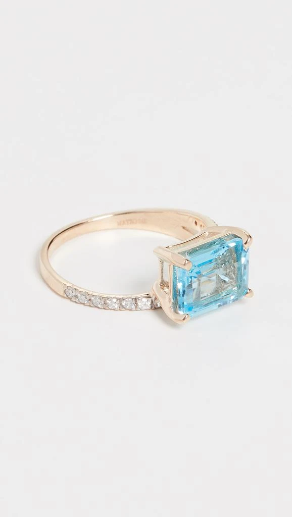商品MATEO|14k 蓝色黄晶 Point of Focus 戒指,价格¥10415,第5张图片详细描述