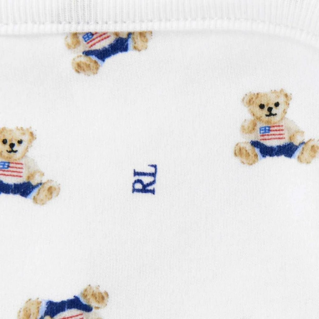 商品Ralph Lauren|Ralph Lauren  Brown Baby Boys White Cotton Bear Hat,价格¥434,第2张图片详细描述