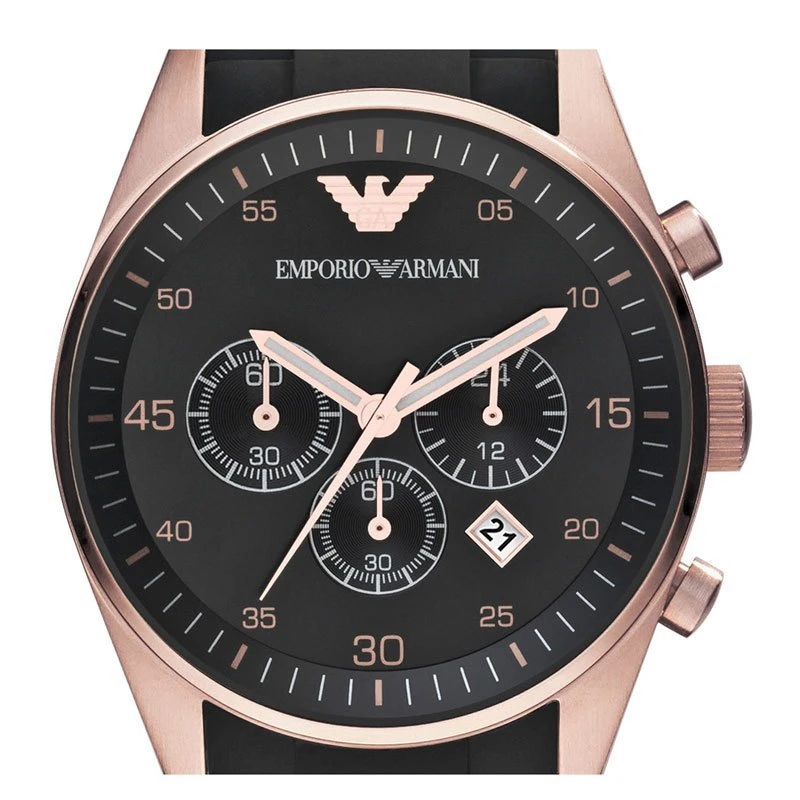阿玛尼（Emporio Armani）手表 男士手表时尚商务休闲多功能二眼三眼计时男表 AR5905 商品