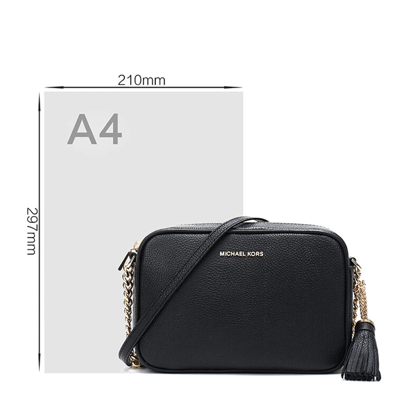 MICHAEL KORS 黑色女士斜挎包 32F7GGNM8L-BLACK 商品