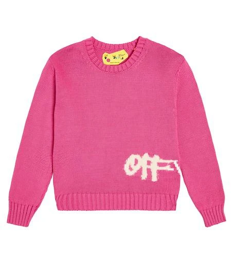 商品Off-White|Logo棉质混纺毛衣,价格¥1635,第1张图片详细描述