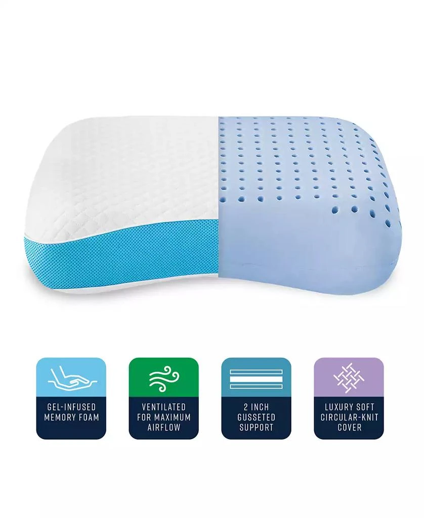 Side and Back Sleeper Gel-Infused Memory Foam Pillow 商品